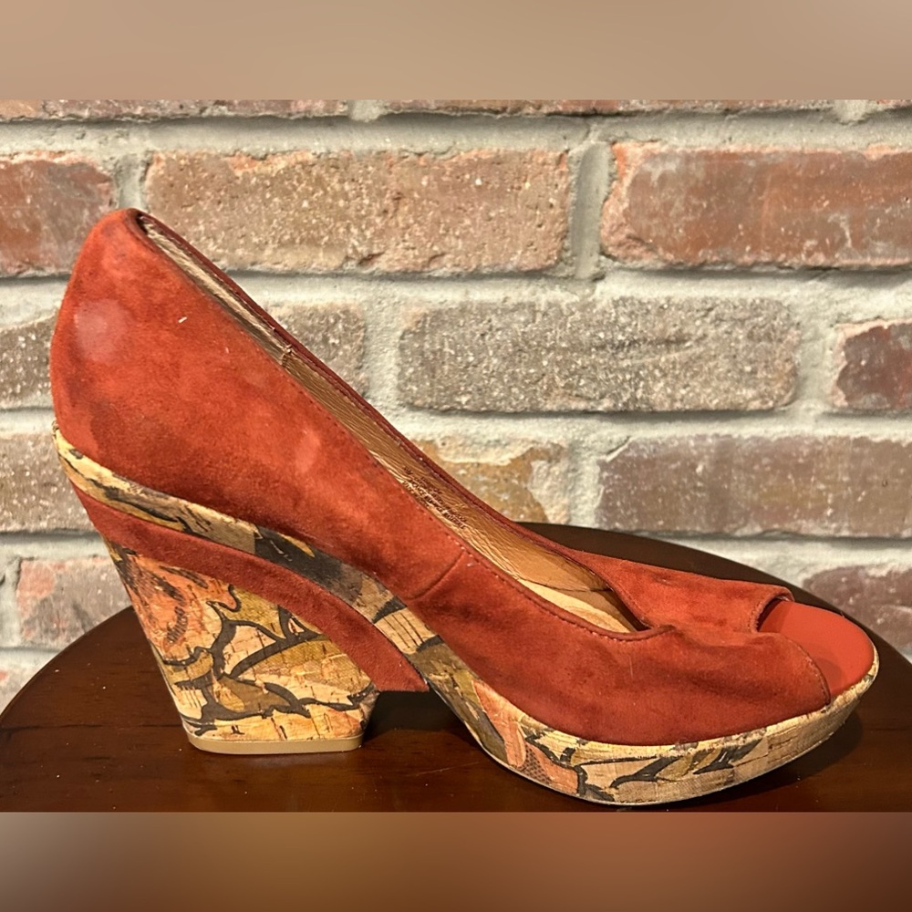 Sofft Open Toe Cork Wedges - image 8